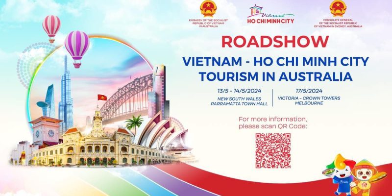 Get ready for Roadshow Viet Nam – Ho Chi Minh City Tourism In Australia 2024