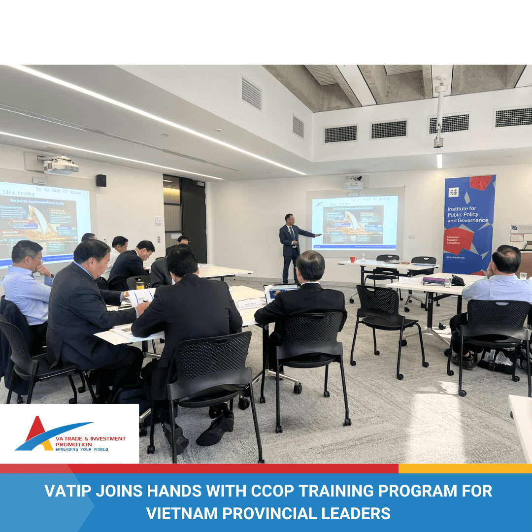 VATIP Accompanies the CCOP Training Program for Leaders of Vietnam’s Provinces